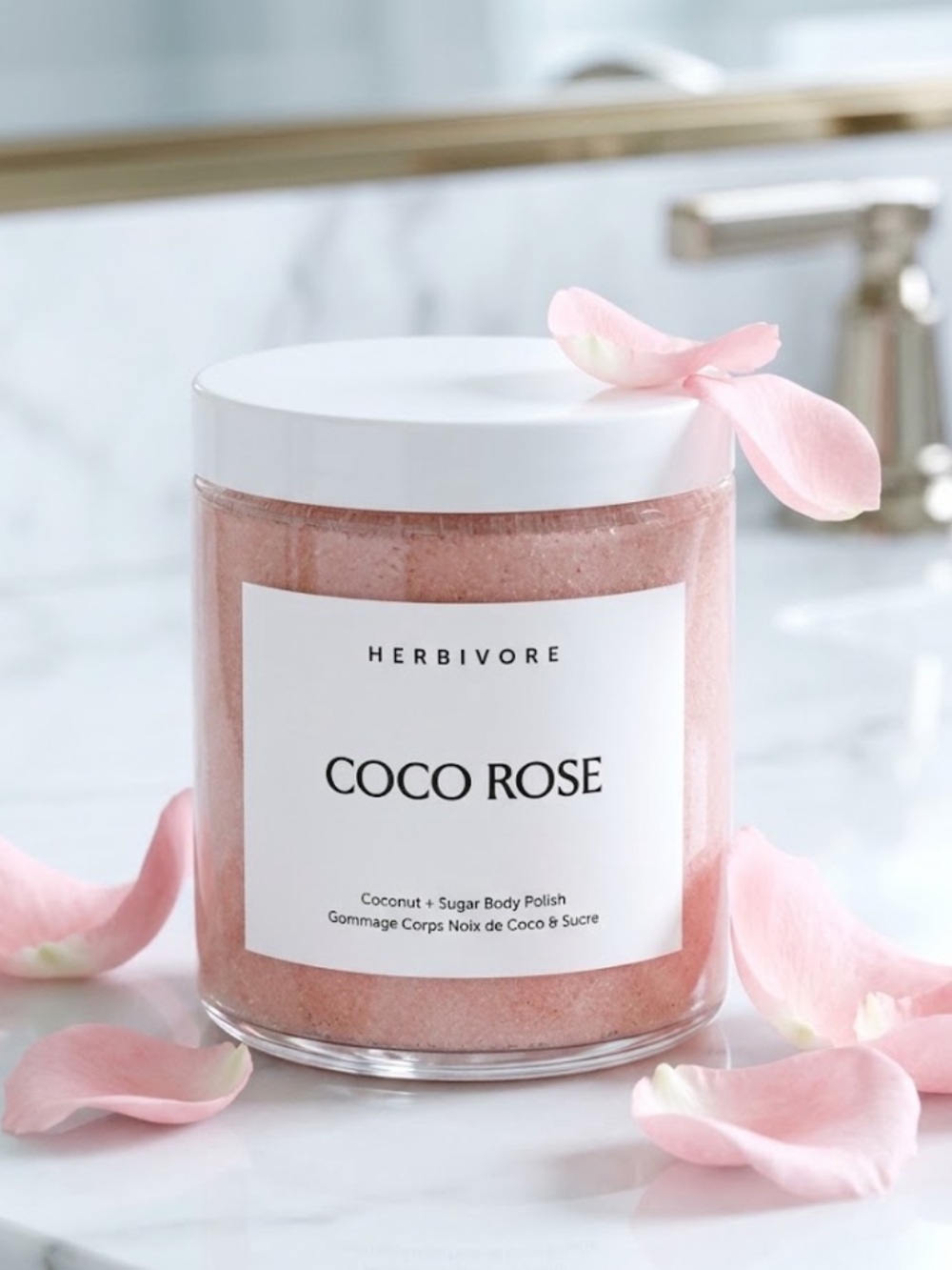 NEW Herbivore COCO ROSE Coconut + Sugar Body Polish